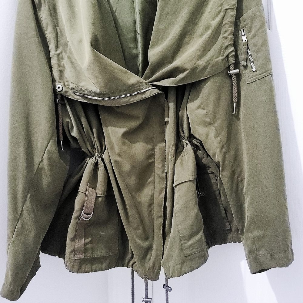 Simply Be UK ❤️ Full Zip Drawstring Hooded Jacket 24/26 Like New